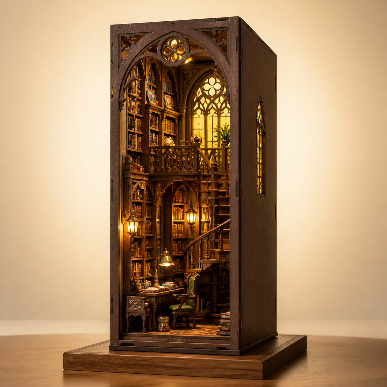 Nocturne Archive Book Nook — premium adult hobby kit