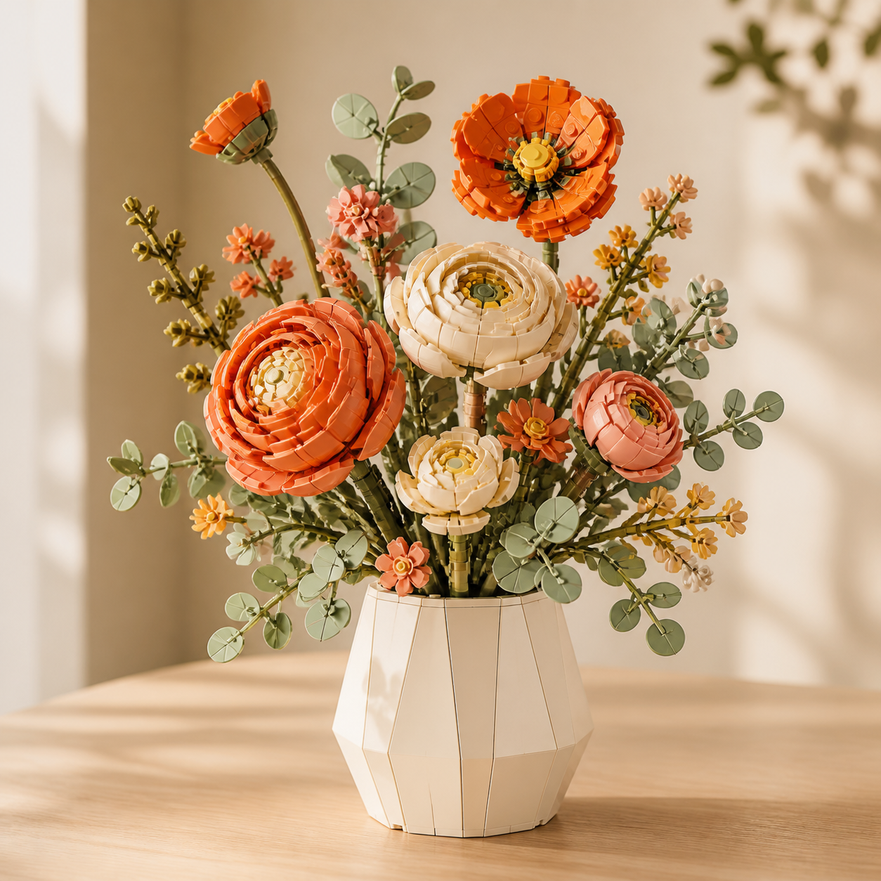 Flora Form Brick Botanical Sculpture — premium adult hobby kit